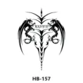 Impermeabile adesivo per tatuaggio temporaneo con disegno di drago simmetrico per il braccio. - Totem Drago (HB-157)