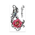 Colorful floral butterfly tattoo sticker temporary body art waterproof sticker new style - K-549