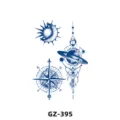 Temporary tattoo sticker waterproof herbal semi-permanent body art celestial design compass - GZ-395