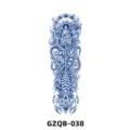 Herbal juice full arm temporary tattoo sticker waterproof long lasting body art - GZQB-038 (Mythological Buddha)