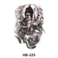 Waterproof temporary tattoo sticker half arm dragon and warrior pattern style HB-225 - HB-225 / 210*148mm