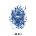 Herbal juice half-arm dragon tattoo sticker, waterproof long-lasting fake arm body art. - GZ-855