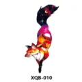 Temporäres Tattoo-Aufkleber wasserdicht Sternenhimmel Fuchs Körperkunst Design Arm Abziehbild Mode - 210x114mm / XQB-010