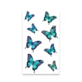 Ensemble de stickers de tatouage temporaire papillon imperméable, jolie variante. - Papillon Bleu-Vert (K-564)