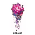 Temporäres Tattoos Tattoo Aufkleber bunte Lotus Blume Körperkunst wasserdicht neu - 210x114mm / XQB-030