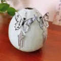 Chinese style butterfly tassel earrings vintage calligraphy drop earrings jewelry for women - 177# Butterfly Tassel