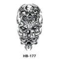 Adesivo per tatuaggio temporaneo impermeabile per uomo e donna, design teschio cool. - Stile Teschio (HB-177)