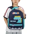 Kinder Dinosaurier Rucksack leicht Schulranzen Cartoon süß Jungen Mädchen Büchertasche - Dunkelblau