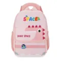 Rosa Kinder Dinosaurier Schulrucksack, süßer Space Print leichter Alltags Rucksack für Kinder. - Rosa