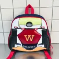 Kids EVA cartoon race car backpack lightweight kindergarten school bag for boys and girls. - Red and Blue