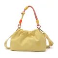 sac a main tendance couleur bonbon poignee tressee printemps 2026 bandouliere chic - Jaune