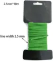 Prasino syrma kipoy 2,5mm 10m se plastiki karampina gia fyta kai louloudia - 2,8 mm*10 m