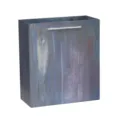 Bolsa de regalo de papel de arte abstracto premium con asas de cuerda blanca para ropa y fiestas - Abstracto dos / M