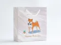 Schmucke Papiertragetasche mit Shiba Inu Motiv, ideale Geschenkverpackung für Feste. - Shiba Inu