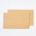 Kraft paper envelope, minimalist brown paper stationery for wedding invitations, cards. - 18.5*11.3cm / Kraft Color