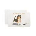 Süße Beagle Hund Illustration Grußkarte mit Umschlag für Geburtstag und Urlaubsgeschenk. - Beagle (mit Umschlag)