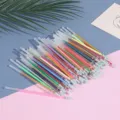 Colorful gel pen refills set, assorted colors water-based ink pens for DIY journal writing. - 100 Colors Pack