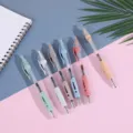 Retro morandi color gel pens set 0.5mm bullet tip cute aesthetic stationery for students - Pen / Burgundy
