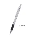 0.9mm mechanical pencil with anti-slip soft grip, metal body for drafting and drawing. - 0.9mm