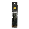 Keep Smiling 12 Pcs 4B Sketching Pencils Set Professional Art Drawing Pencils Pack Black - 4B