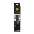 Keep Smiling drawing pencils set, 12 pieces 12B art sketching pencils in black box pack. - Multicolor Style 12B