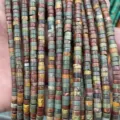 Natural Stone Tube Beads Spacer DIY Jewelry Making Multicolored Cylindrical Loose Beads - 01