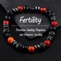 Herren Perlenarmband Lava Stein Roter Achat Hämatit Elastisch Mode Schmuck Accessoire - Roter Achat