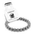 Natural hematite stone bead bracelet energy protection jewelry fashion gift for women and men - Hematite