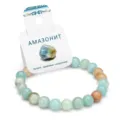 Natuerlicher Edelstein Perlenarmband fuer Damen, Heilkristall Armband Schmuckgeschenk. - Gemischte Farben