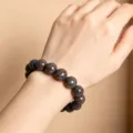 Bracelet de perles en pierre naturelle pour femme homme yoga meditation guerison bijoux accessoire - Pierre de flamme