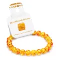 Baltischer Bernstein Perlen Armband Variante, Natur Edelstein goldenes Schmuck Geschenk. - Bernstein