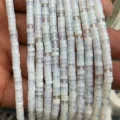 2x4mm white tube spacer beads for DIY jewelry making handmade crafts supply strands - Opalite