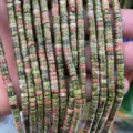 Natural Stone Tube Spacer Beads 2x4mm DIY Jewelry Making Loose Strands Handcraft Accessories - 44