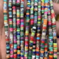 Multicolor 2x4mm tube spacer beads for DIY jewelry making and handmade crafts design. - Color 01
