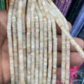 Natural crystal tube spacer loose beads 2x4mm size for DIY handmade jewelry making supplies. - 65