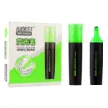 Baoke highlighters MP4906 set 5.5mm resin tip green marker pens for students school office - Grass Green