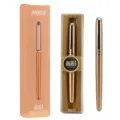 Baoke 0.5mm gel ink pen metal finish smooth writing signature pen for office school supplies - Gold