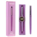 Baoke 0.5mm purple gel pen set with luxury box for smooth office writing daily use. - Purple
