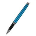Metal rollerball pen office business signature pen smooth writing metal body elegant design - 0.5mm / Coral Blue