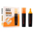 Baoke highlighter pen set with wide resin nib, bright orange color marker for school office use - Sweet Orange