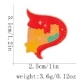 Exquisite Great Wall enamel pin patriotic metal badge for backpack clothing 2.5x3.1cm - C3610-4
