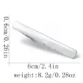 Pince à cravate minimaliste en métal poli pour homme, accessorio de costume élégant. - Argent Poli