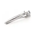 Pince à cravate fusée argentée pour homme, accessoire en métal élégant et stylé. - Forme de Fusée (T1137-2) / T1137-2
