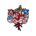 Anatomische hersenen boom geemailleerde speld, creatieve medische badge voor kleding tas. - Wortels Bloemen Vlinder Hersenen Stijl (C3493-3)