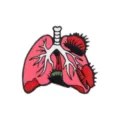 Creatieve long en vleesetende plant geëmailleerde pin, grappige medische organen broche voor tas. - Venusvliegenvanger Long Stijl (C3493-4)