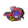 Anatomische maag emaille speld, bloem kaars broche, creatieve medische badge voor rugzak - Planten Kaars Maag Stijl (C3493-10)