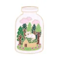 Süßer Katzen Wald magische Flasche Emaillernadel Brosche, kreatives Cartoon Kleidung Abzeichen. - C3543-1