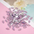 Purple marquise resin rhinestones sparkle flatback gems for DIY craft jewelry details. - Light Purple AB