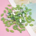 Resin rhinestone horse eye flatback craft crystals green DIY handmade accessories 7x15mm - Light Green AB
