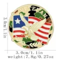 Veteran metal badge brooch military commemorative pin fashion clothing bag accessories - C3405-4